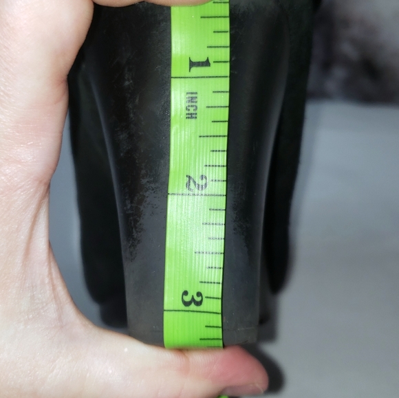 Tommy Hilfiger Zaria black suede wedge boot sz 7.5 - Picture 11 of 11